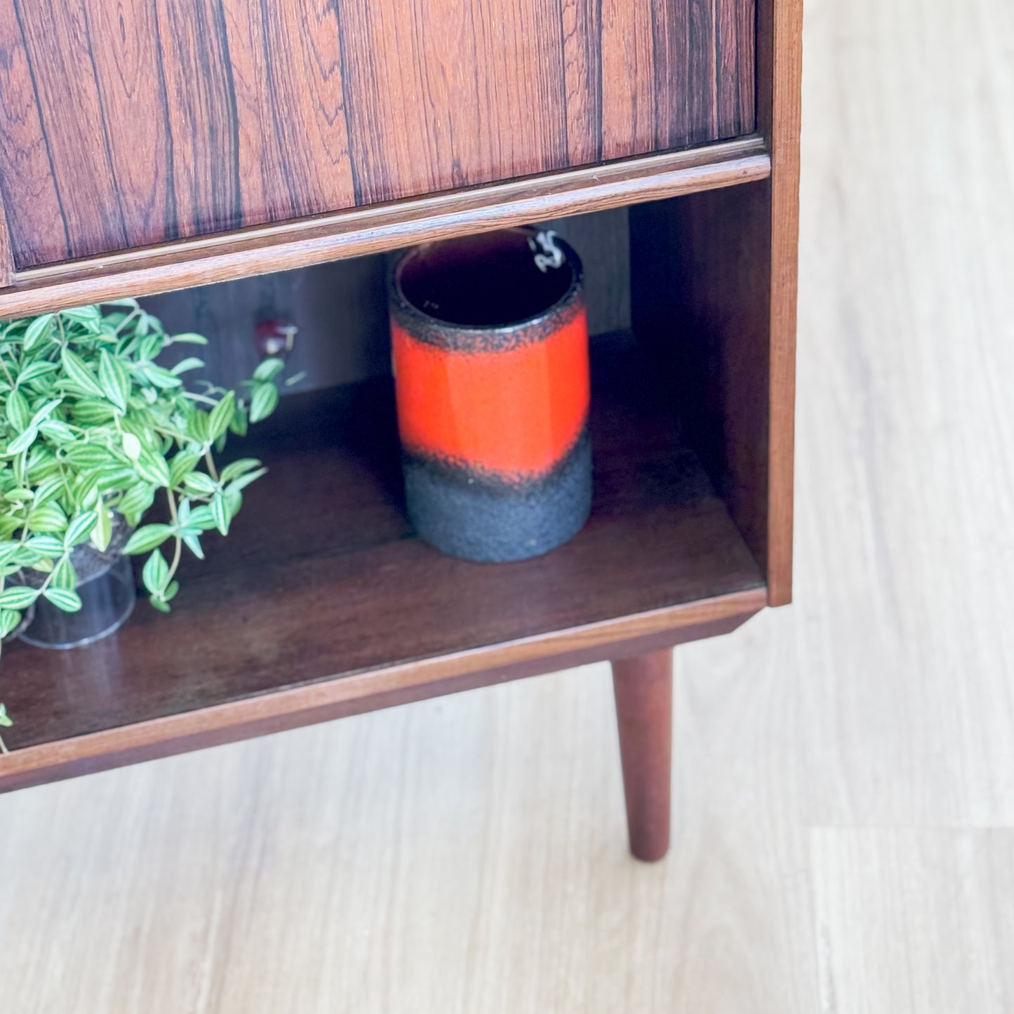 Danish Rosewood floor bookshelf made by Jorgen Nielsen