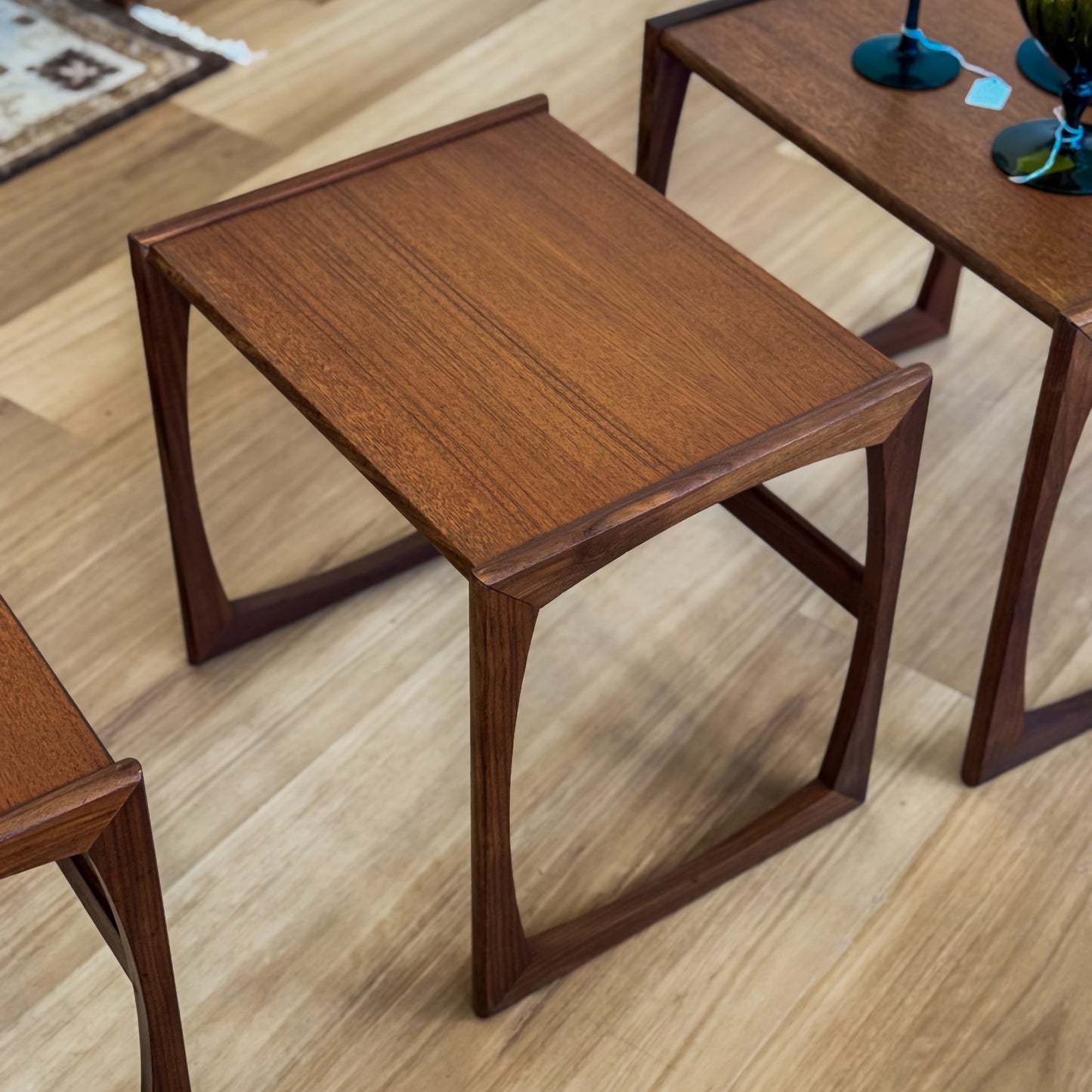 G Plan Quadrille range set of three nesting tables