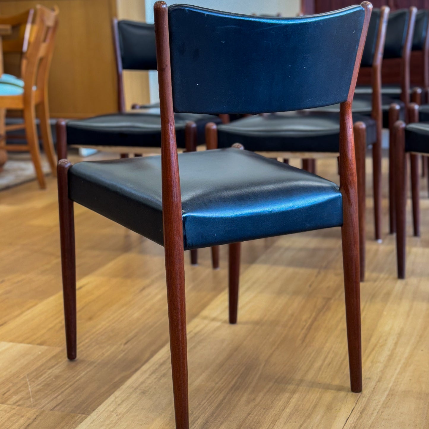 Set of 10 circa 1960s Parker dining chairs