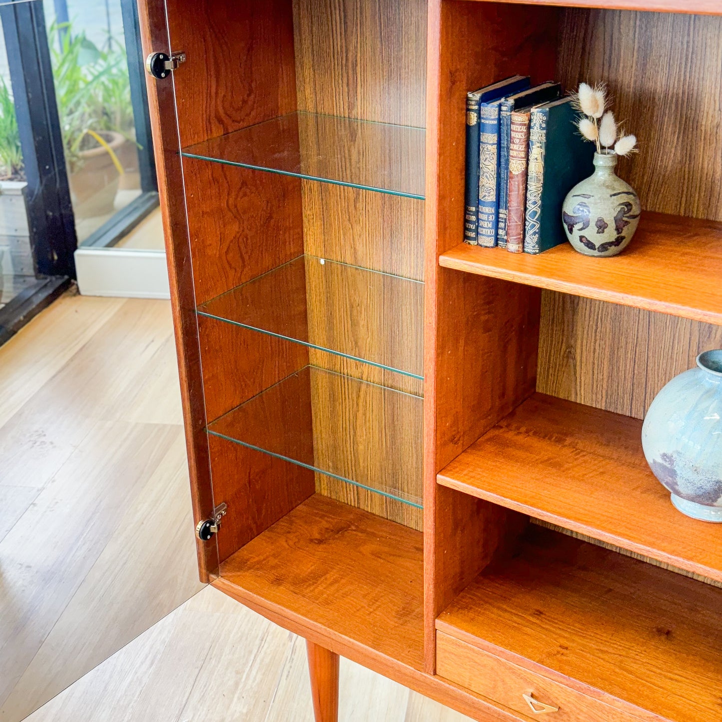 Mid century Danish teak bookshelf