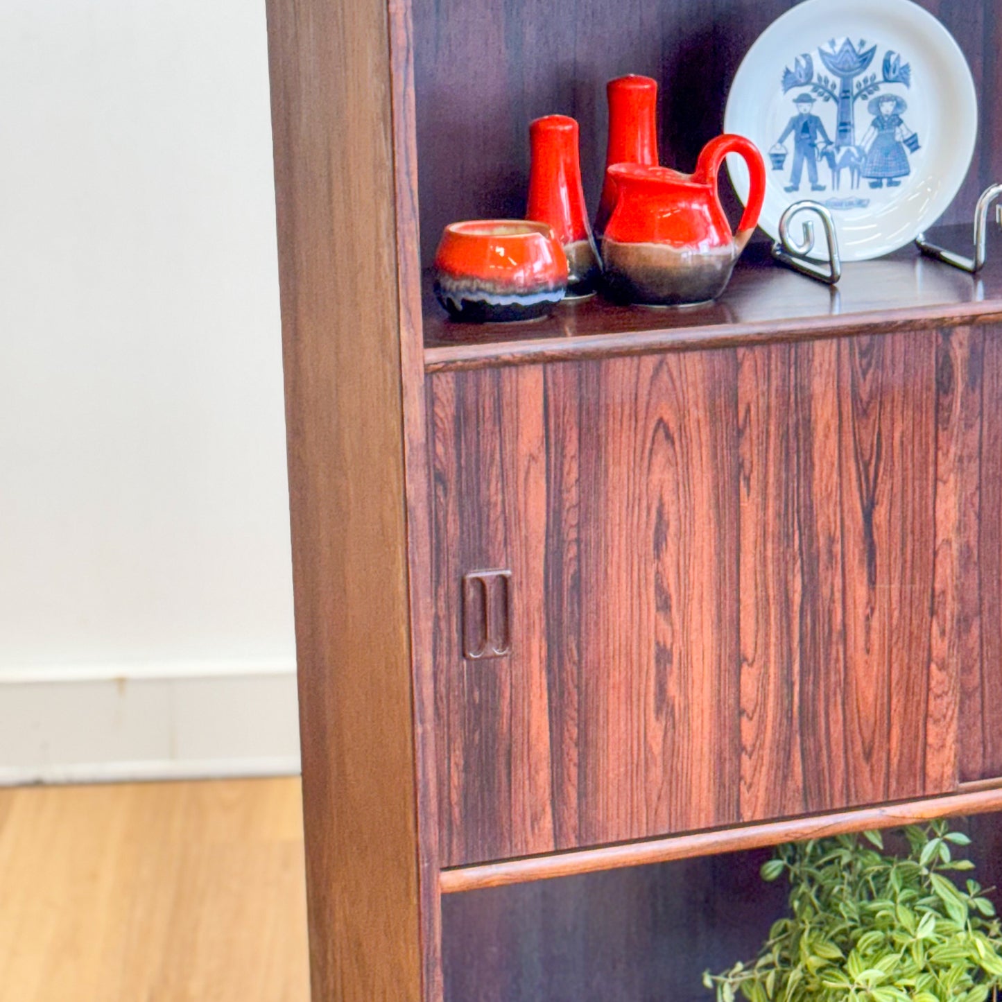 Danish Rosewood floor bookshelf made by Jorgen Nielsen