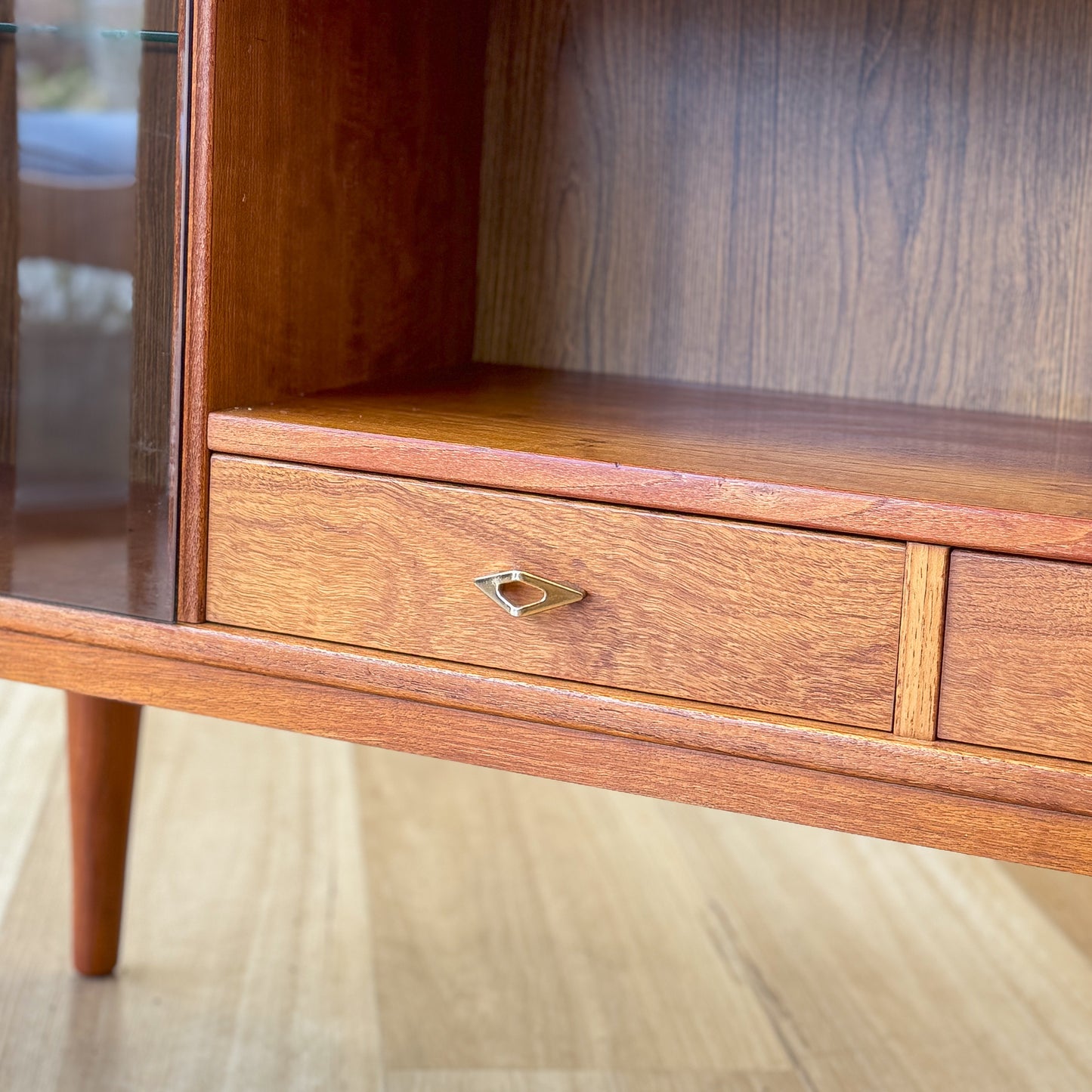 Mid century Danish teak bookshelf