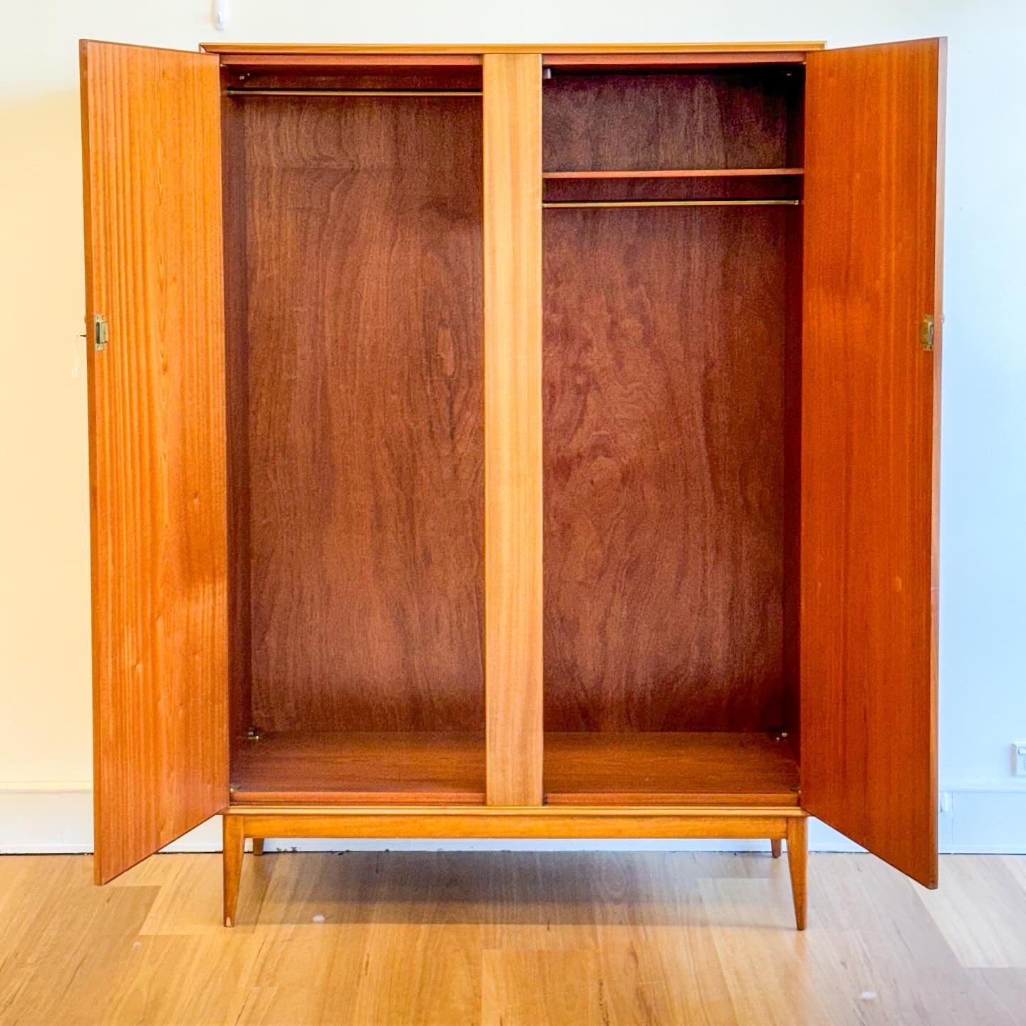 English Mid century wardrobe