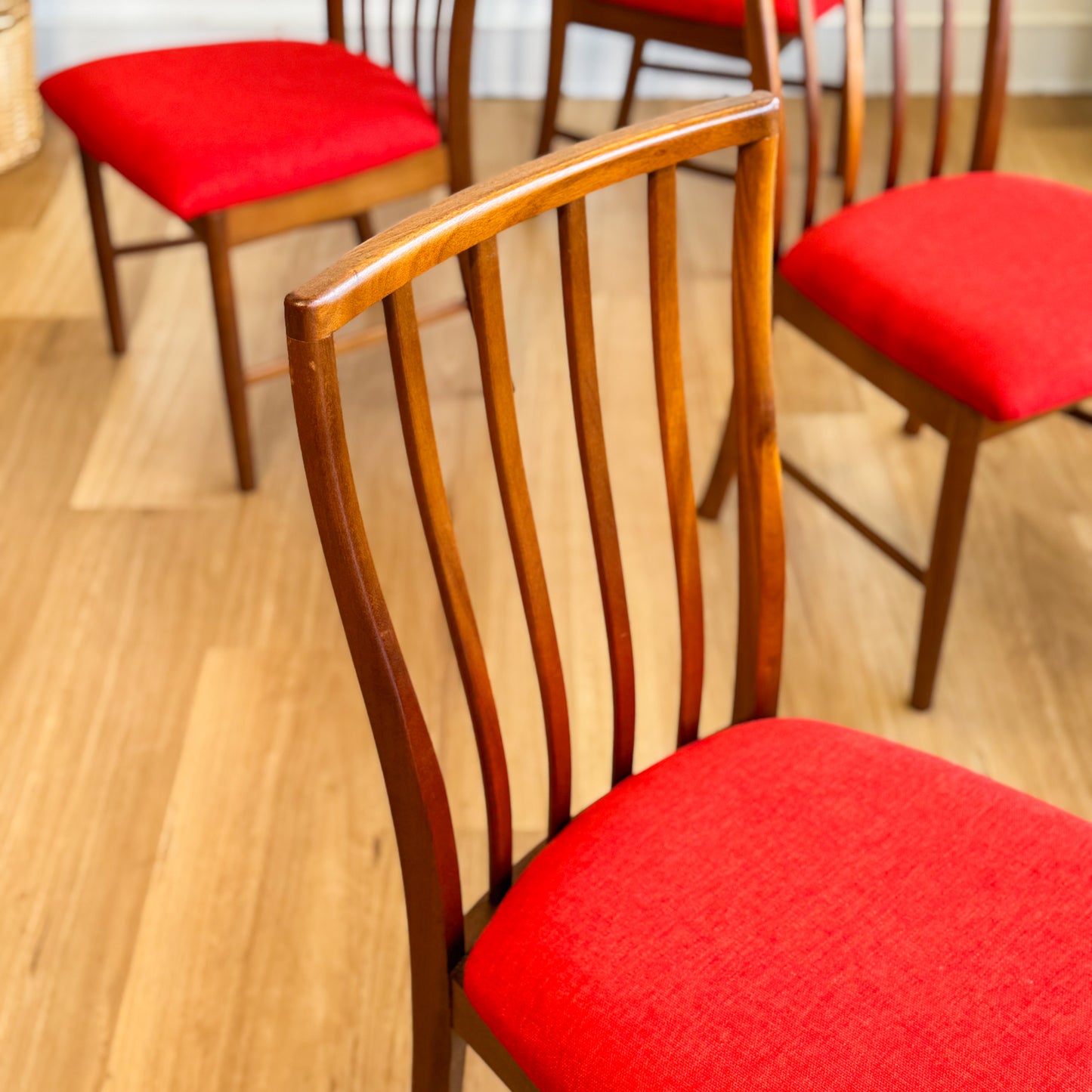 Set of four McIntosh dining chairs