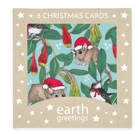 Boxed Christmas Cards (Square) - Festive Forest