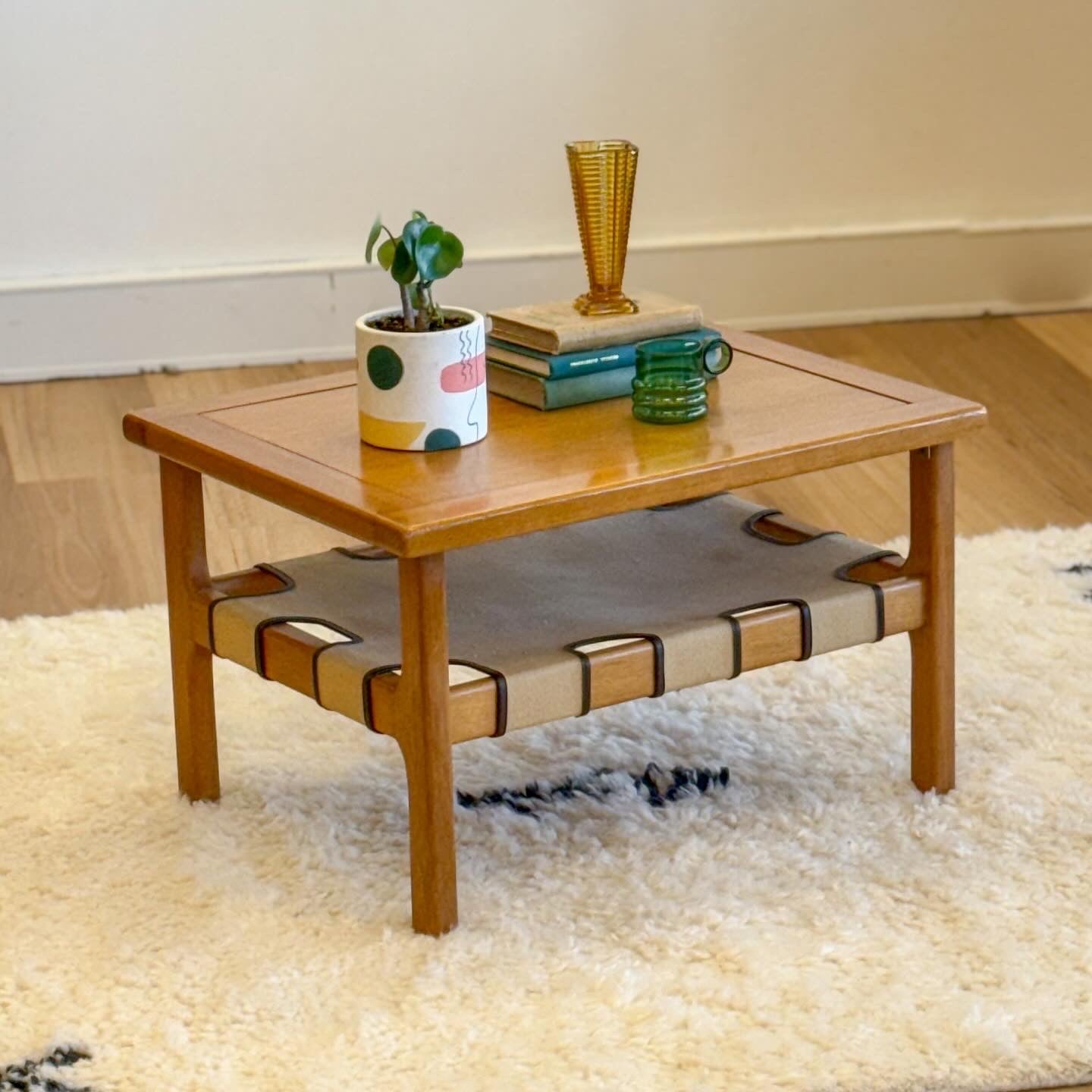 Retro teak coffee table