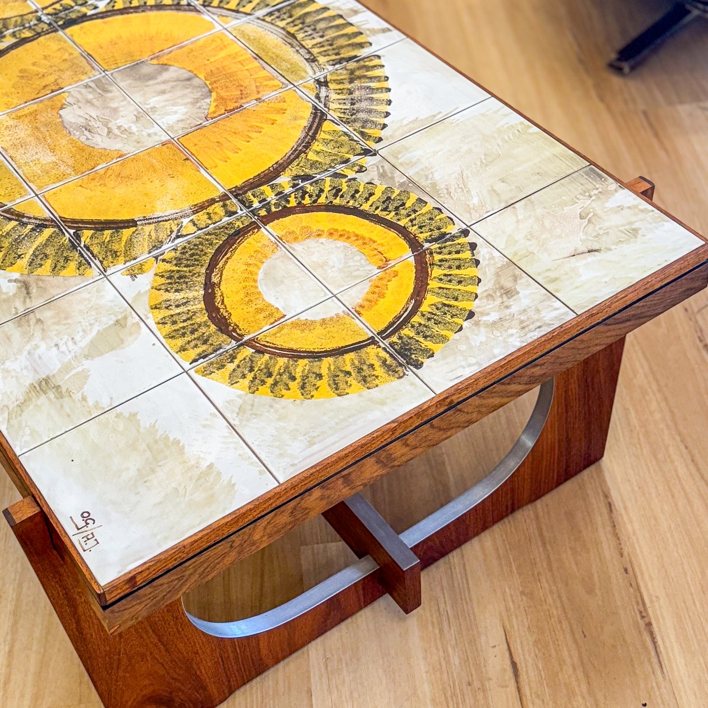 Mid century Danish Tiled Top Coffee table