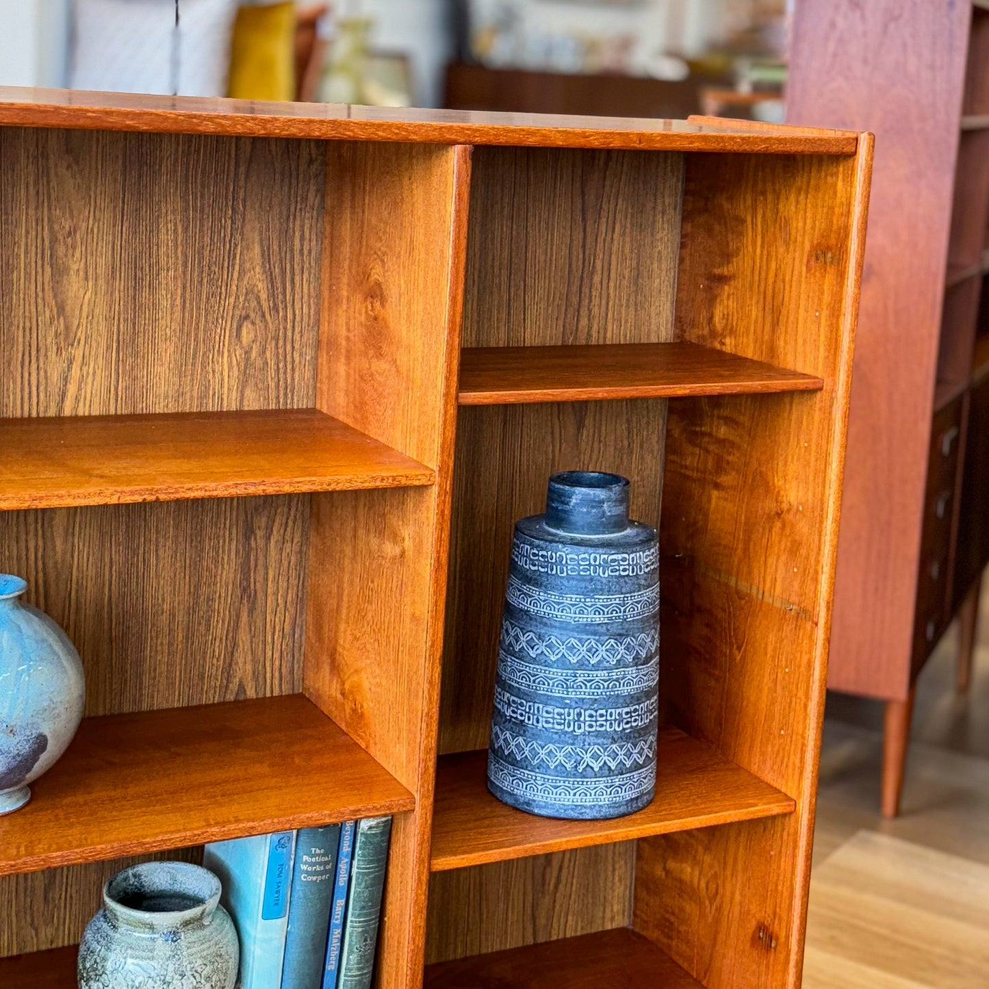 Mid century Danish teak bookshelf