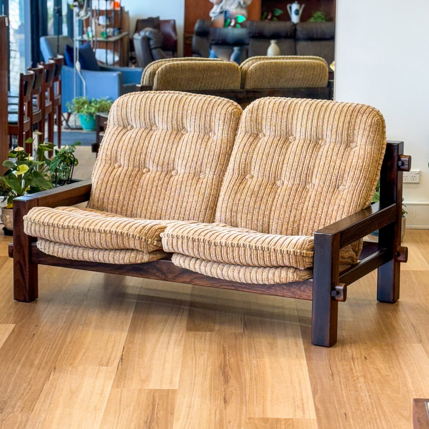 Vintage Velour double armchair