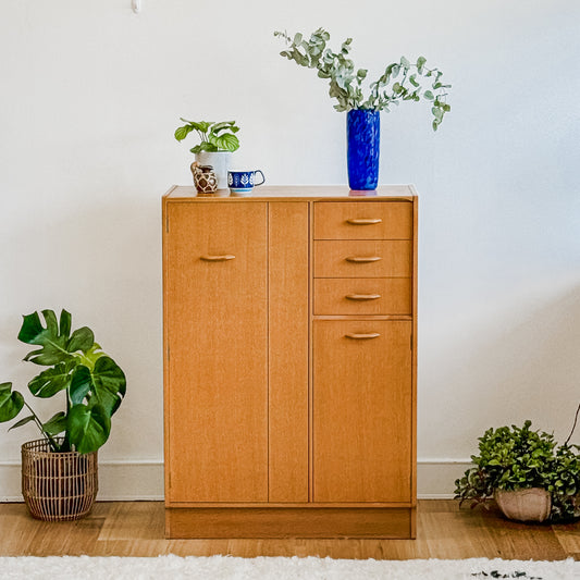 G Plan Wycombe wood golden oak dresser