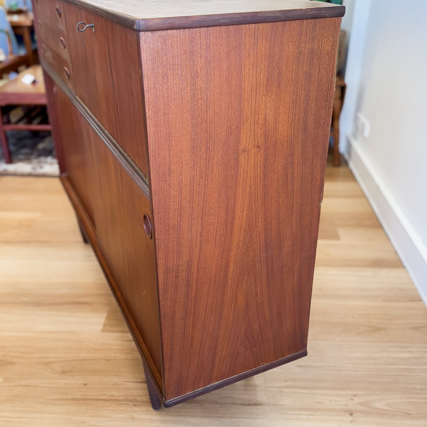 Danish mid century tall cabinet / storage unit