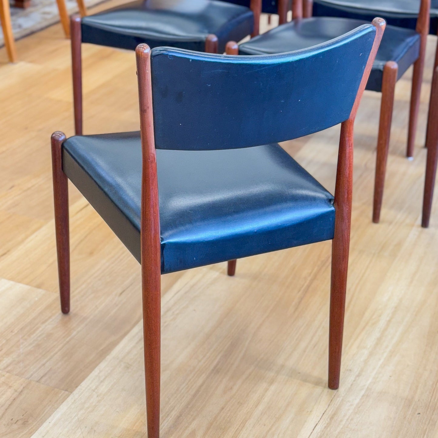 Set of 10 circa 1960s Parker dining chairs