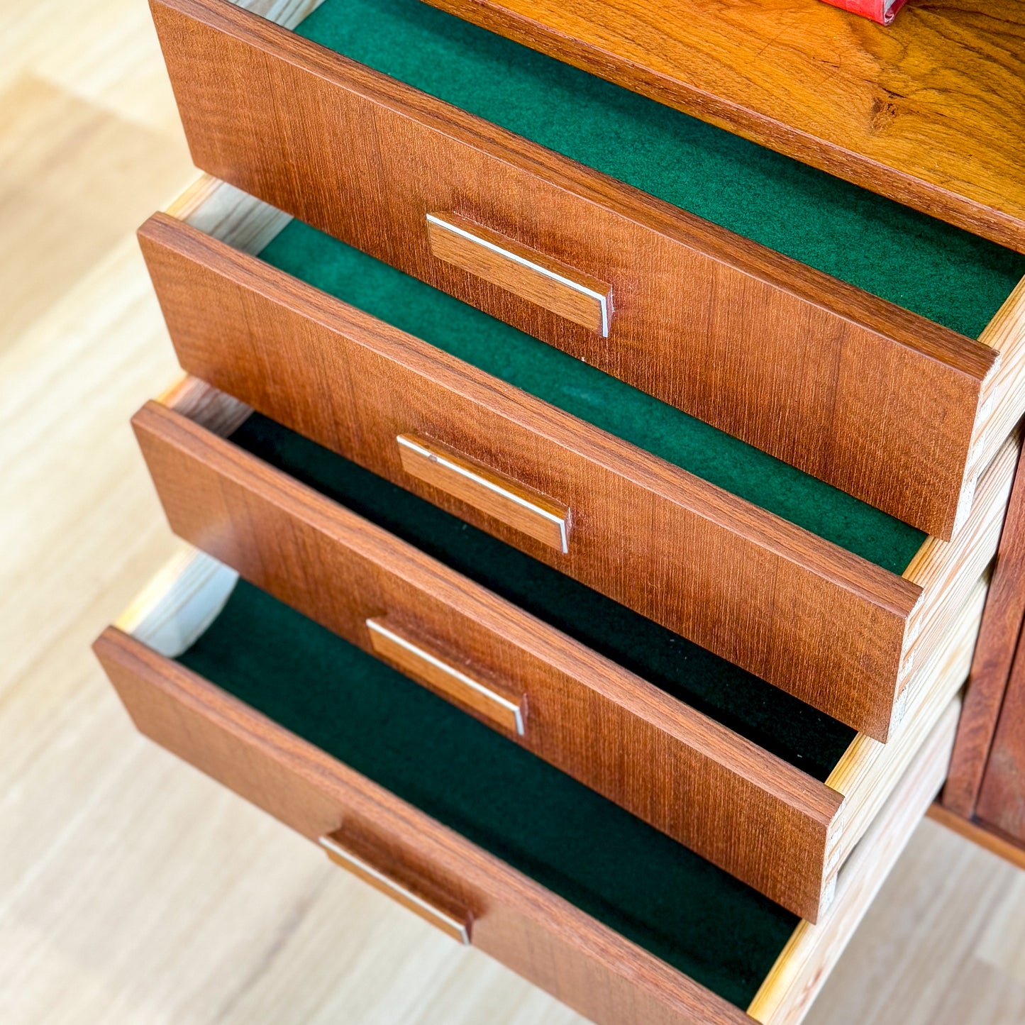 Mid/century teak Danish bookshelf