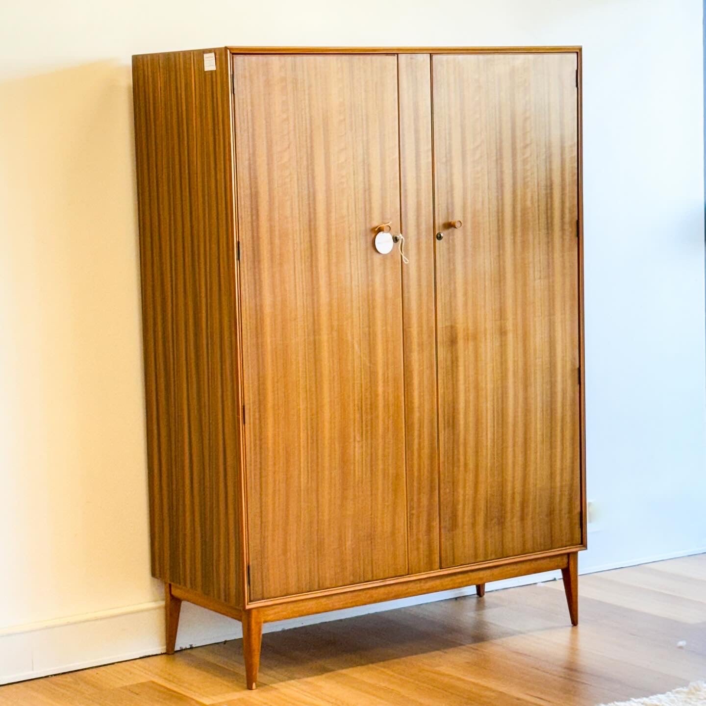 English Mid century wardrobe