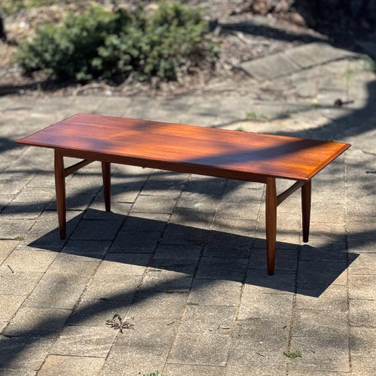 Circa 1960s Parker Furniture long teak coffee table