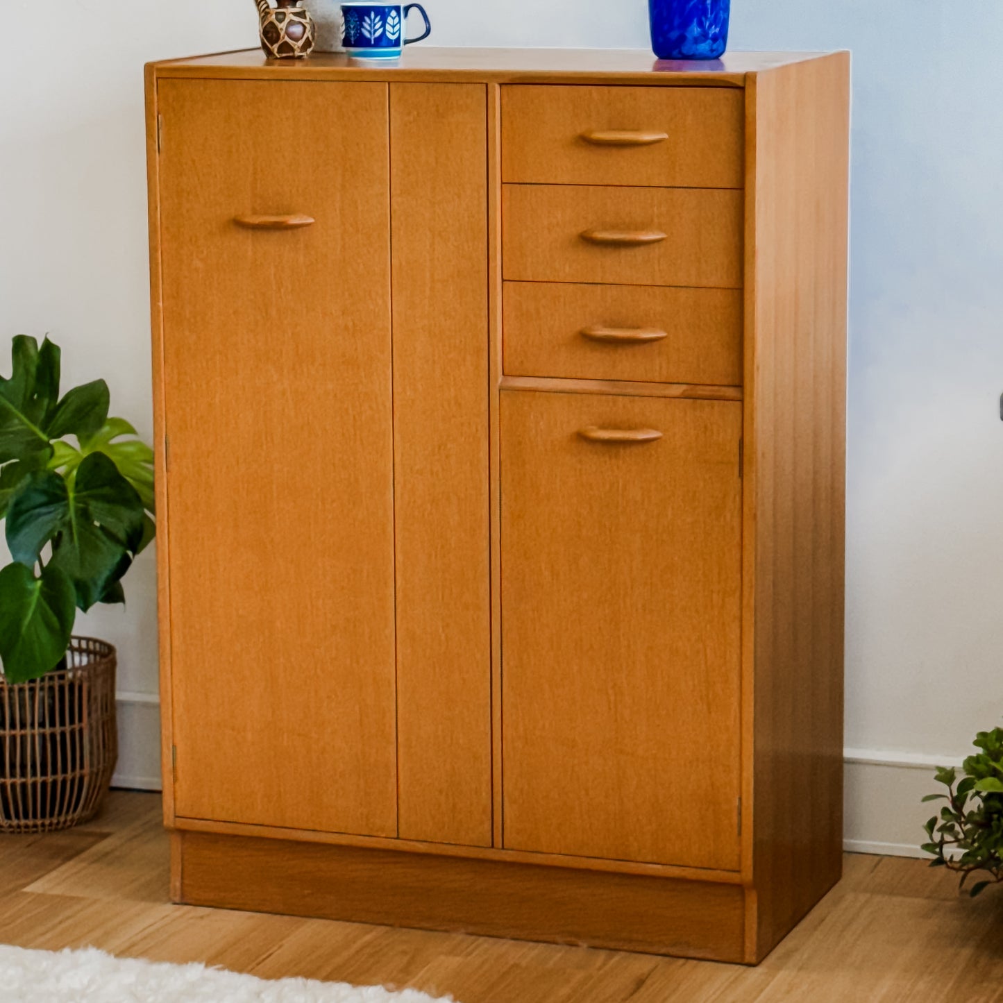 G Plan Wycombe wood golden oak dresser