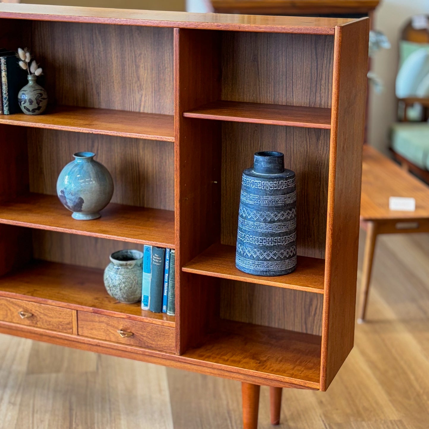 Mid century Danish teak bookshelf