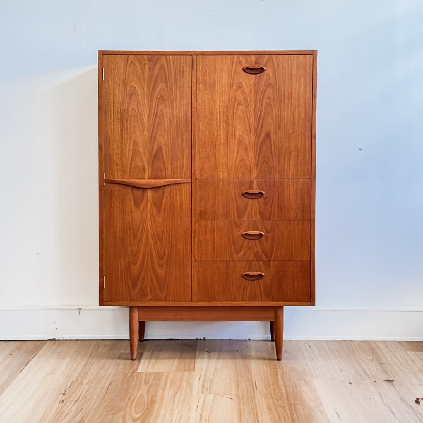 Mid century Chiswell 1969 teak bar cabinet