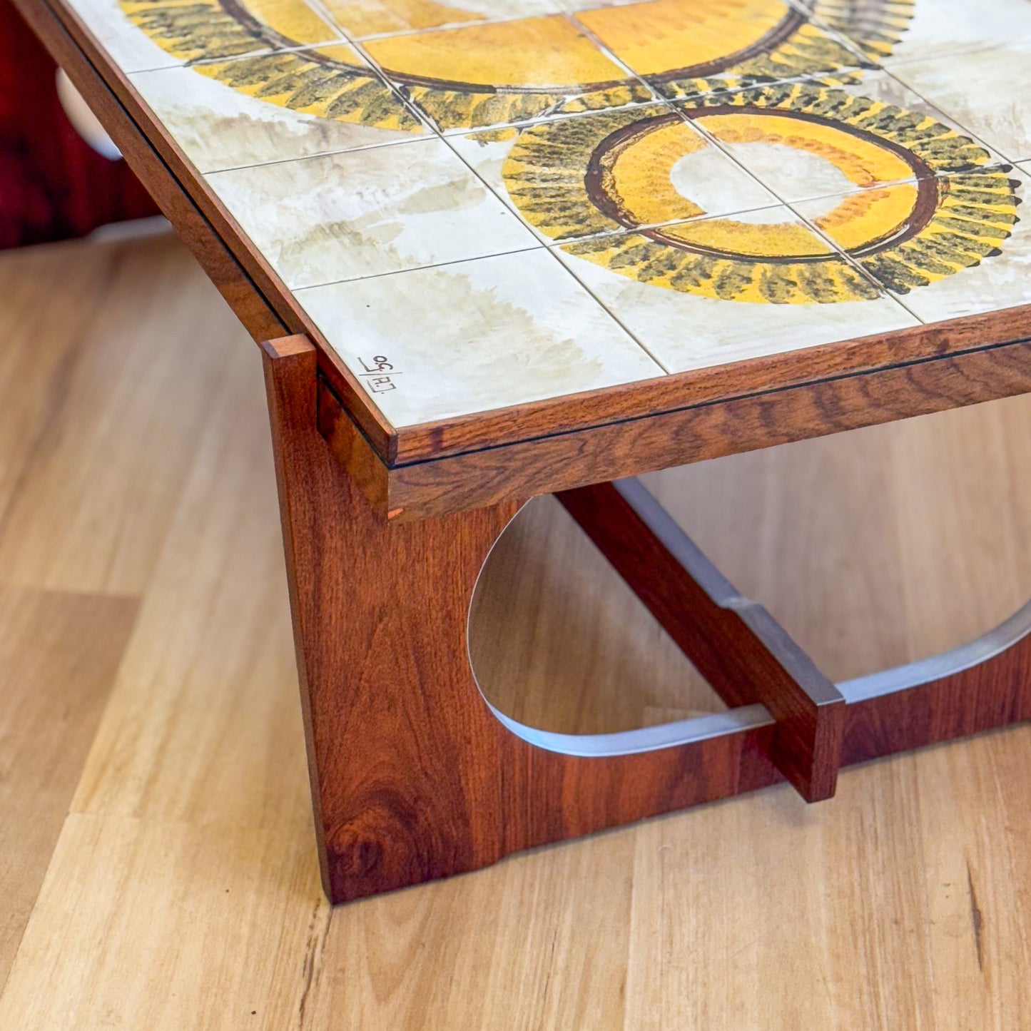 Mid century Danish Tiled Top Coffee table