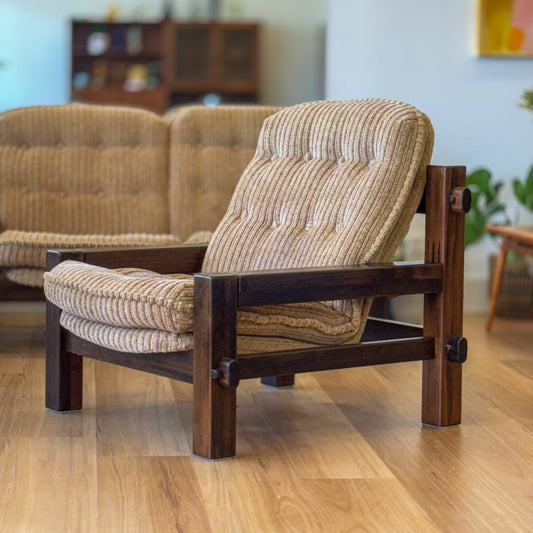 Vintage Velour single armchair