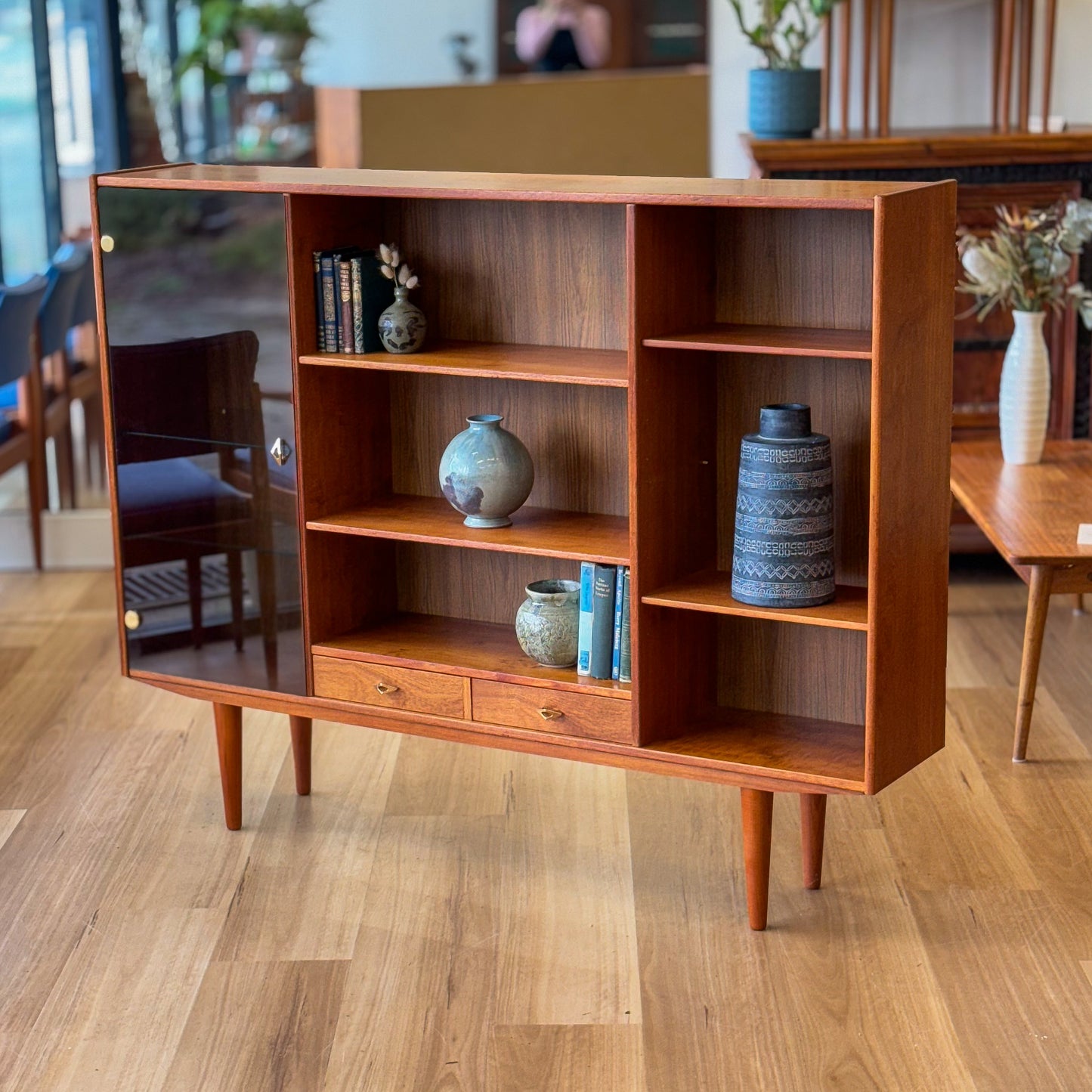 Mid century Danish teak bookshelf