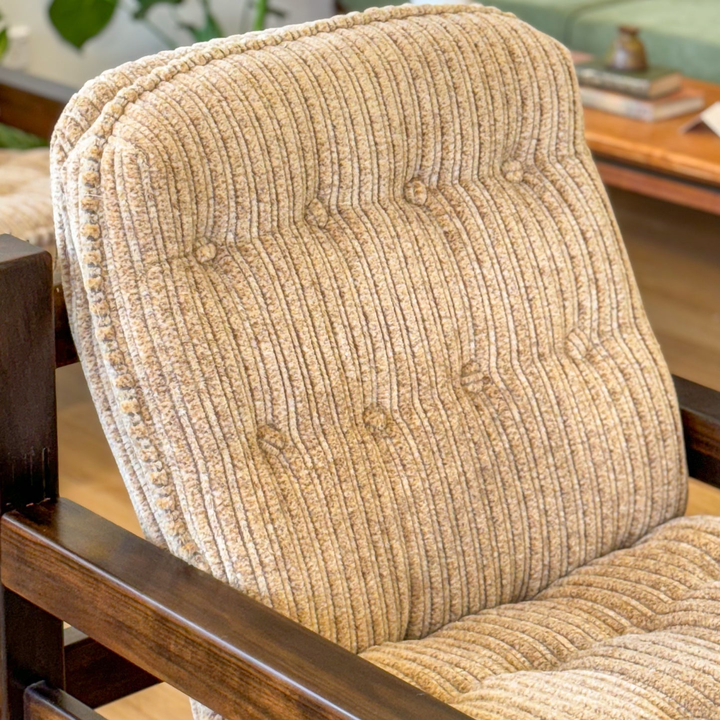 Vintage Velour single armchair