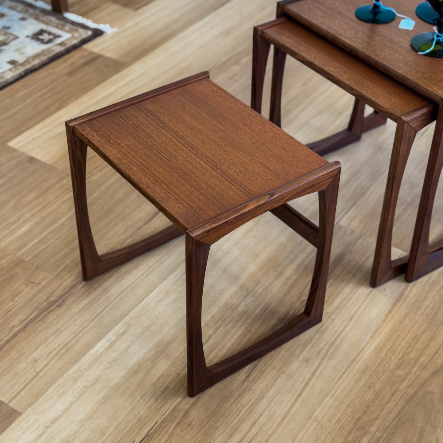 G Plan Quadrille range set of three nesting tables