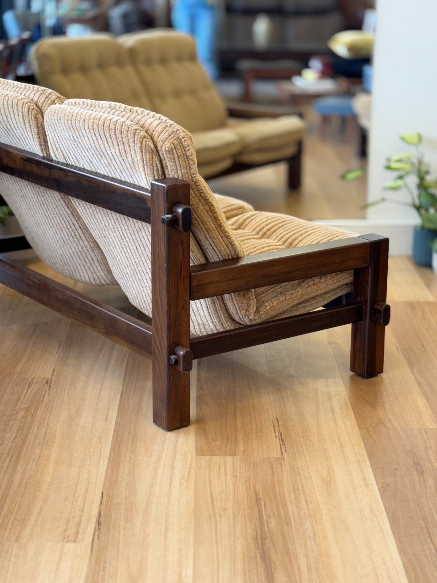 Vintage Velour double armchair