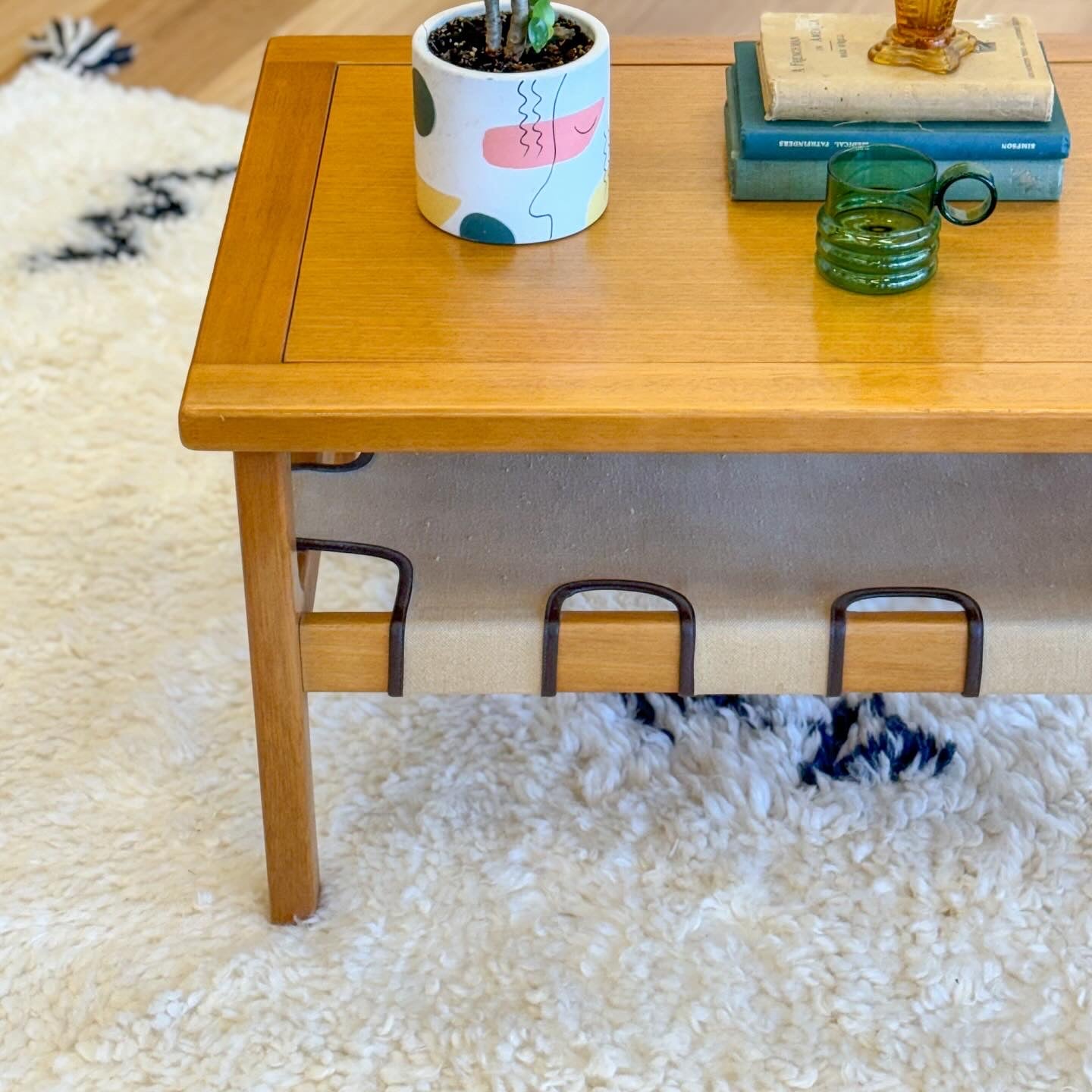 Retro teak coffee table