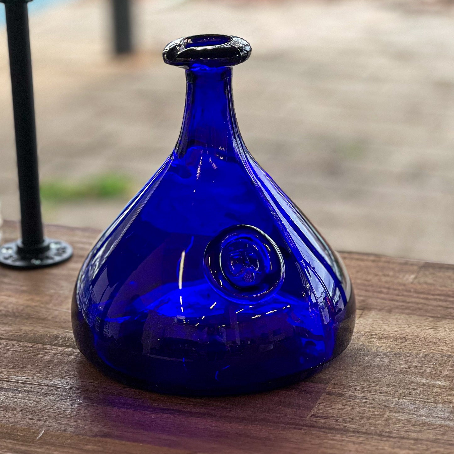 Holmegaard blue carafe