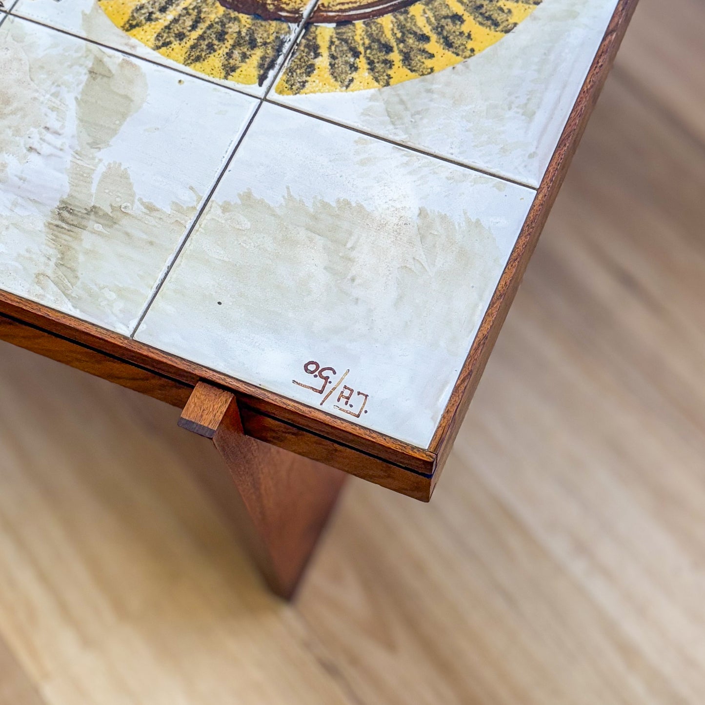 Mid century Danish Tiled Top Coffee table