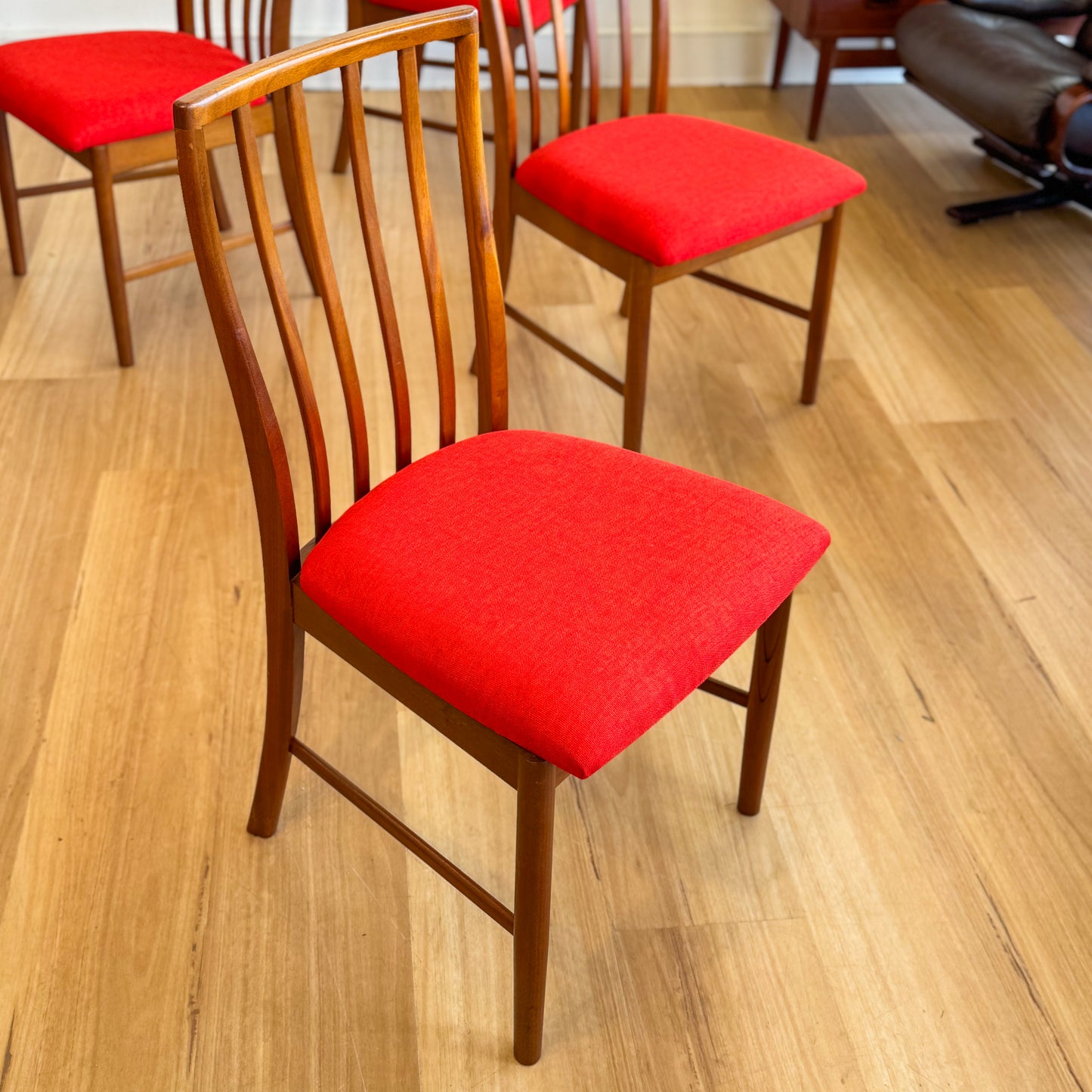 Set of four McIntosh dining chairs