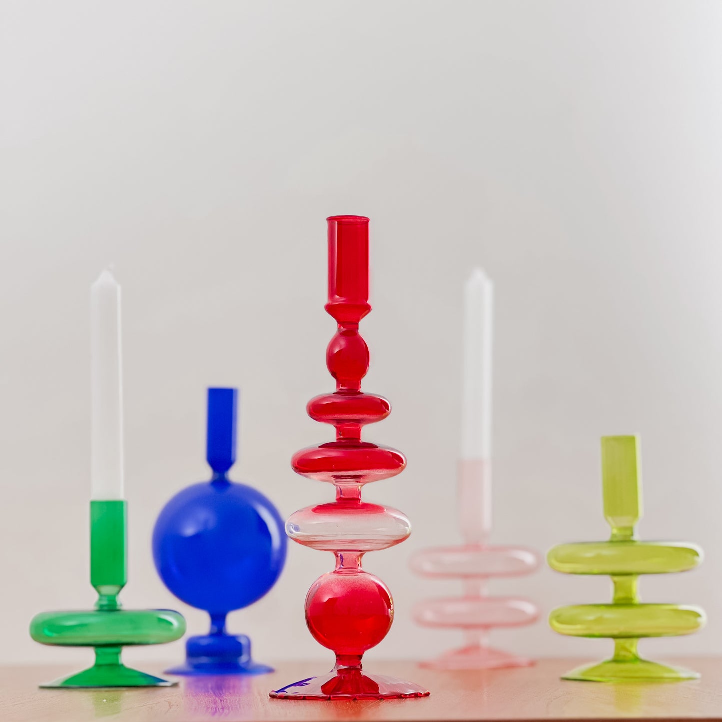 Borosilicate glass candle holders