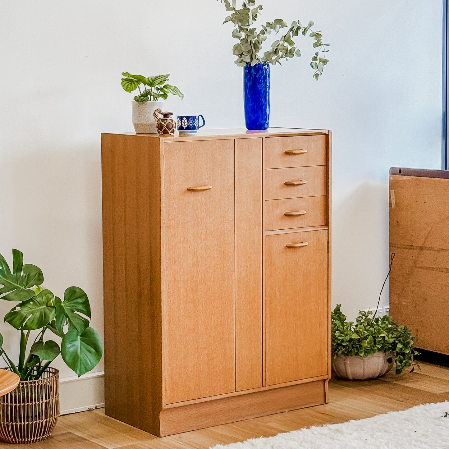 G Plan Wycombe wood golden oak dresser