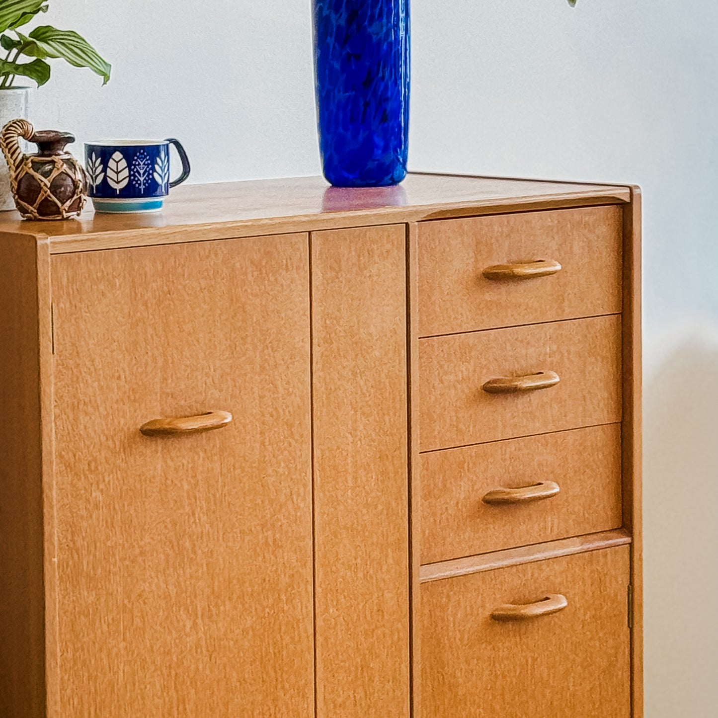 G Plan Wycombe wood golden oak dresser