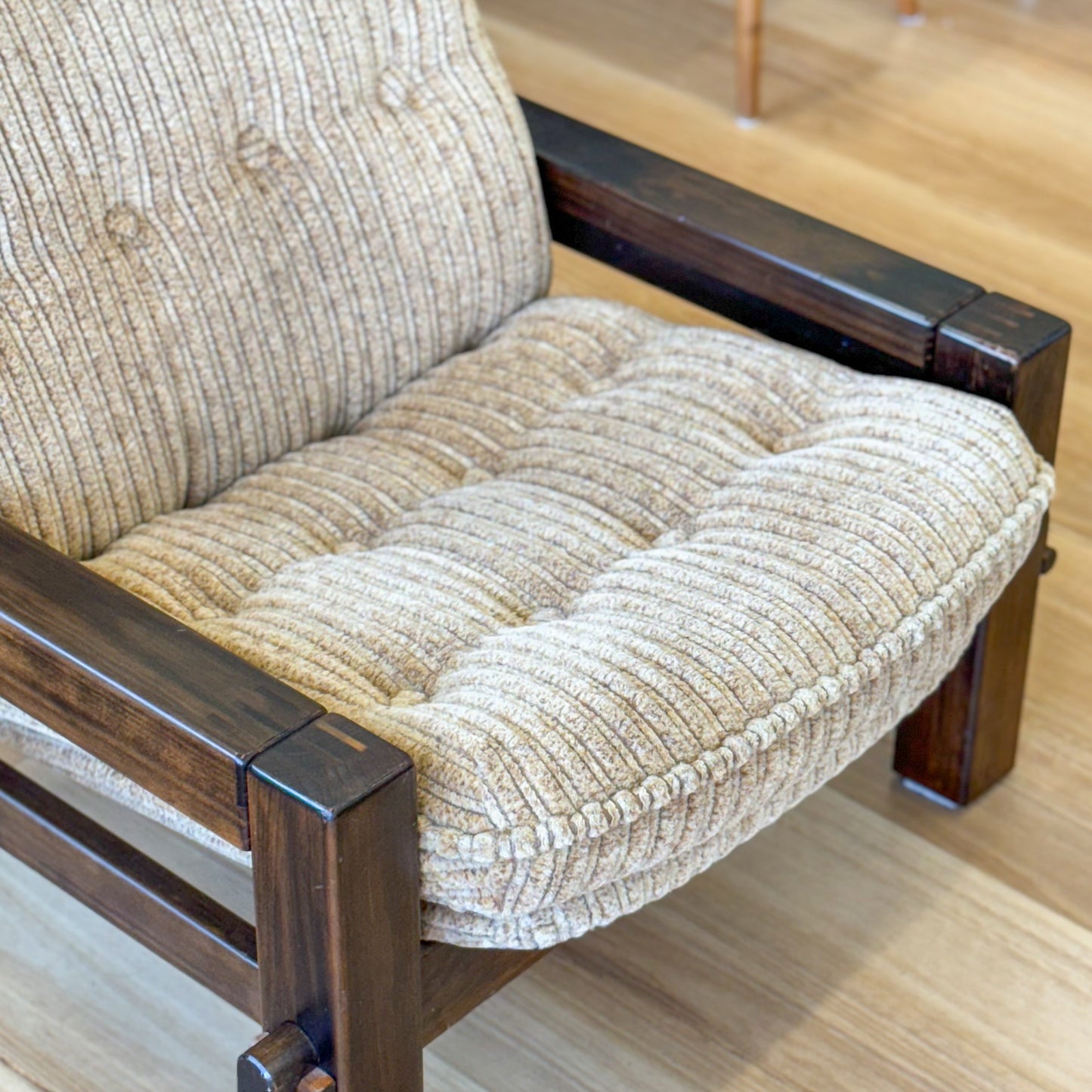 Vintage Velour single armchair