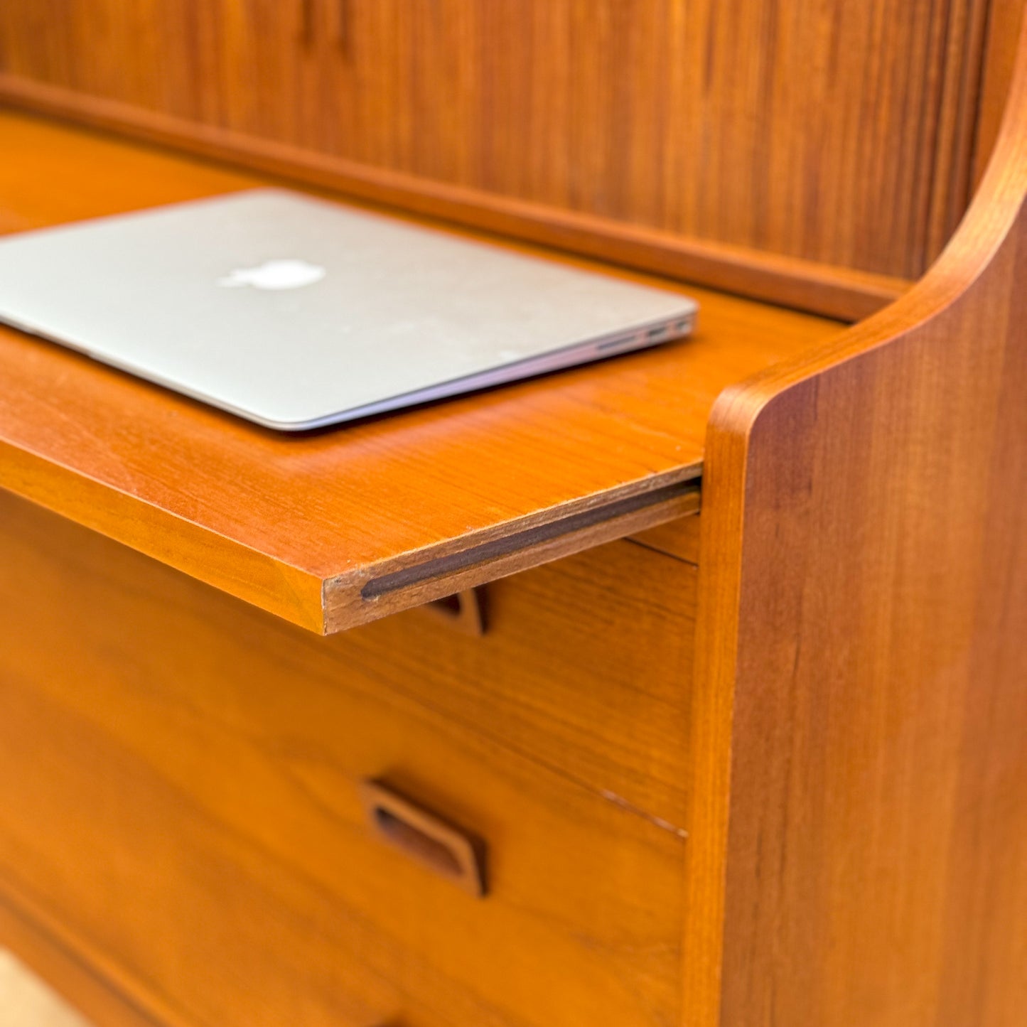 Danish combination bookcase and bureau circa 1960s