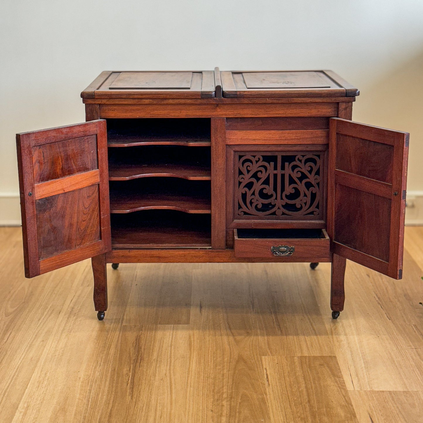 Vintage gramophone cabinet