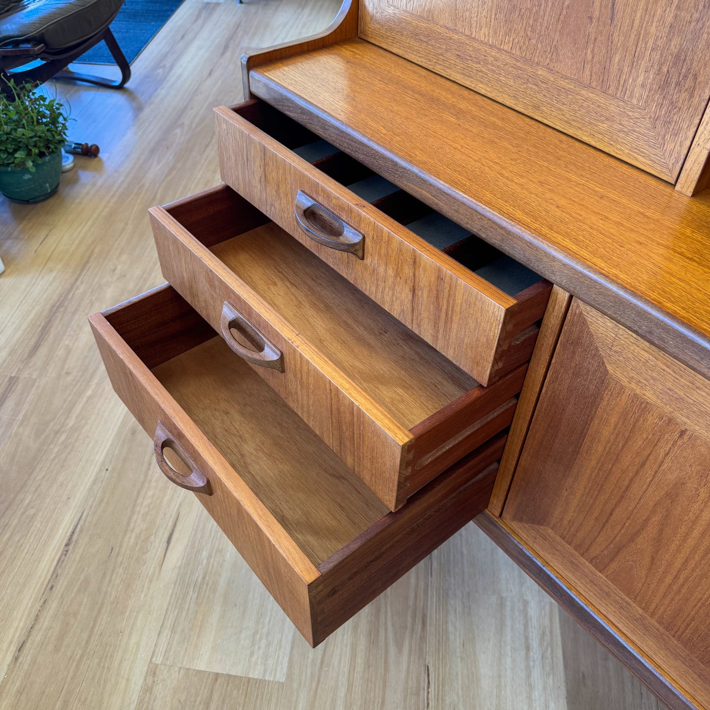 Circa 1960s Teak mid century UK G Plan sideboard